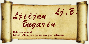 Ljiljan Bugarin vizit kartica